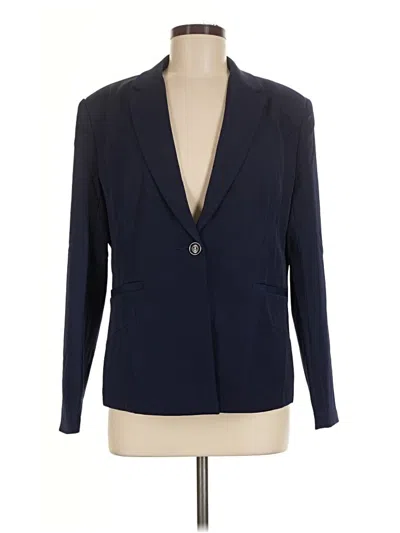 Pre-owned Assorted Brands Blazer Jacket In Blue