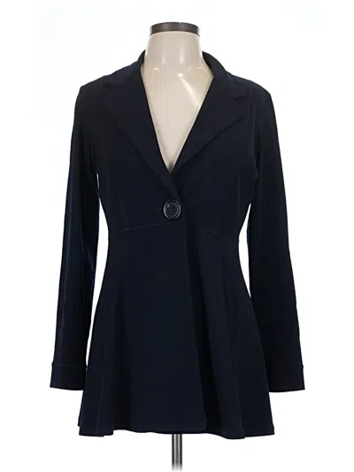 Pre-owned Assorted Brands Blazer Jacket In Blue