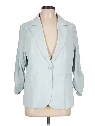 Pre-owned Assorted Brands Blazer Jacket In Blue