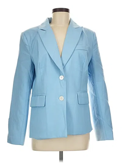 Pre-owned Assorted Brands Blazer Jacket In Blue