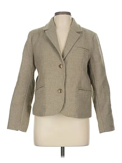 Pre-owned Assorted Brands Blazer Jacket In Brown