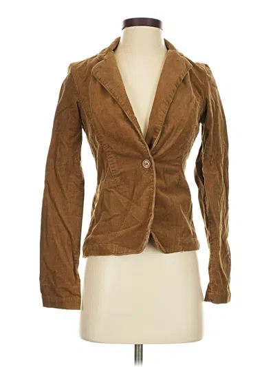 Pre-owned Assorted Brands Blazer Jacket In Brown