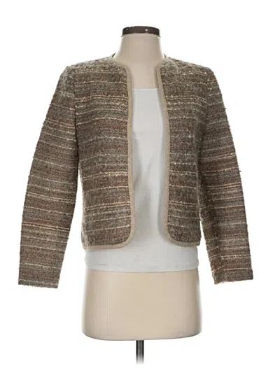 Pre-owned Assorted Brands Blazer Jacket In Brown