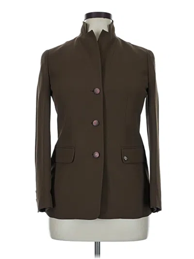 Pre-owned Assorted Brands Blazer Jacket In Brown