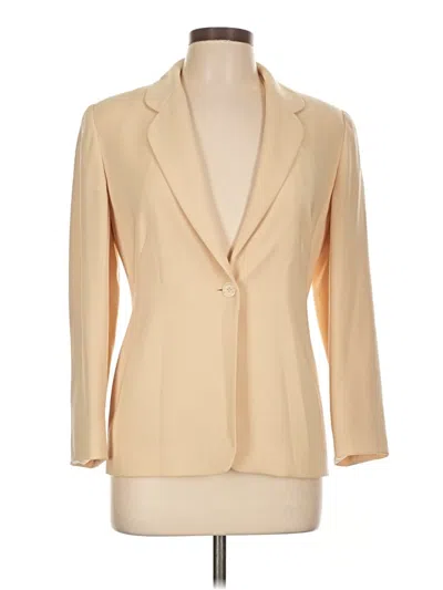 Pre-owned Assorted Brands Blazer Jacket In Brown