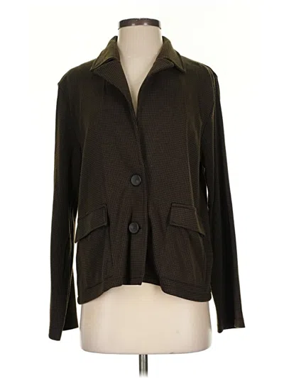 Pre-owned Assorted Brands Blazer Jacket In Brown