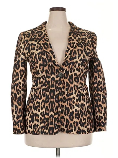 Pre-owned Assorted Brands Blazer Jacket In Gold