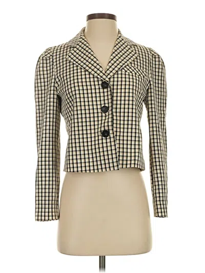 Pre-owned Assorted Brands Blazer Jacket In Gold
