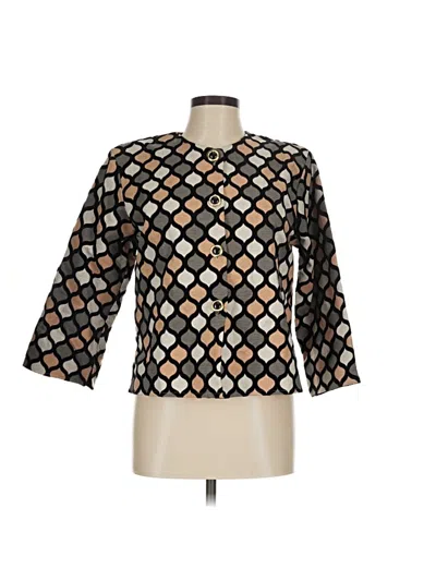 Pre-owned Assorted Brands Blazer Jacket In Gold