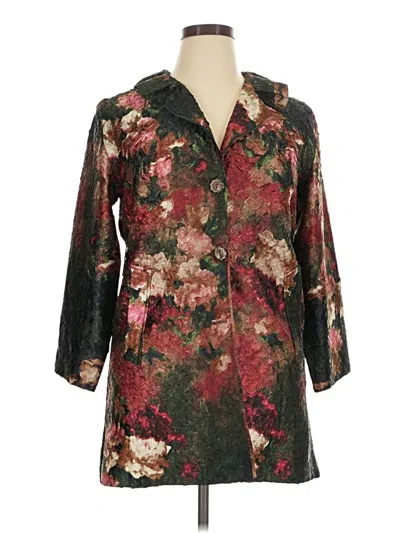 Pre-owned Assorted Brands Blazer Jacket In Gold
