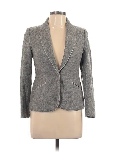 Pre-owned Assorted Brands Blazer Jacket In Gray