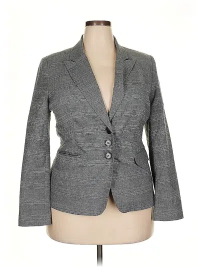 Pre-owned Assorted Brands Blazer Jacket In Gray
