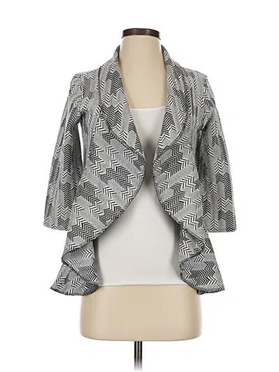 Pre-owned Assorted Brands Blazer Jacket In Gray