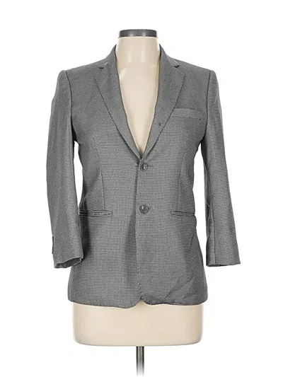 Pre-owned Assorted Brands Blazer Jacket In Gray