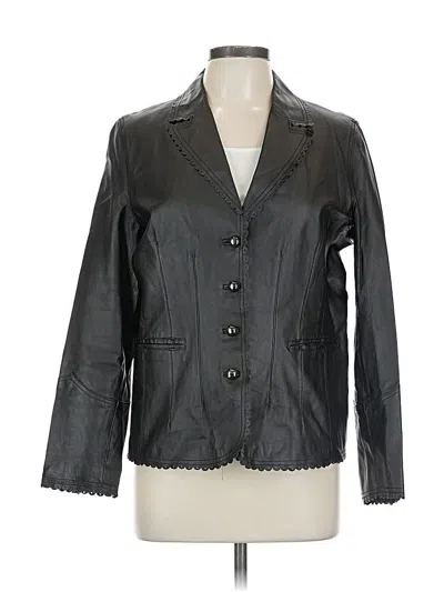 Pre-owned Assorted Brands Blazer Jacket In Gray