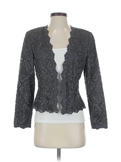 Pre-owned Assorted Brands Blazer Jacket In Gray