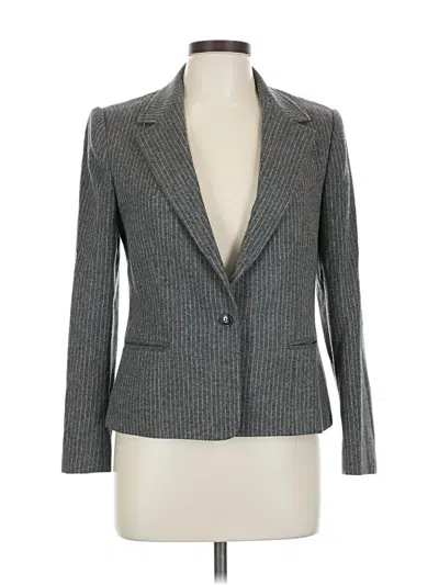 Pre-owned Assorted Brands Blazer Jacket In Gray