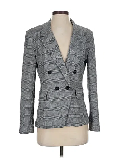 Pre-owned Assorted Brands Blazer Jacket In Gray