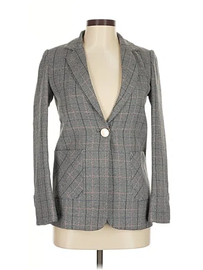 Pre-owned Assorted Brands Blazer Jacket In Gray