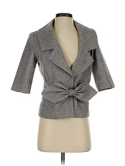 Pre-owned Assorted Brands Blazer Jacket In Gray