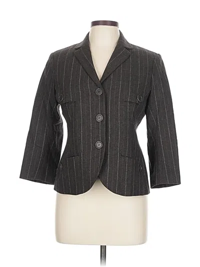 Pre-owned Assorted Brands Blazer Jacket In Gray