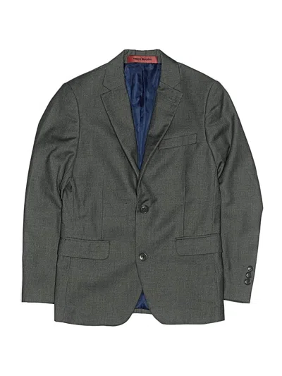 Pre-owned Assorted Brands Kids' Blazer Jacket In Gray