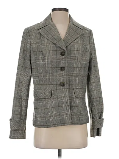 Pre-owned Assorted Brands Blazer Jacket In Gray