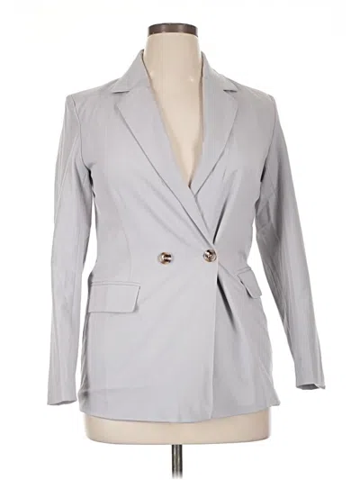 Pre-owned Assorted Brands Blazer Jacket In Gray