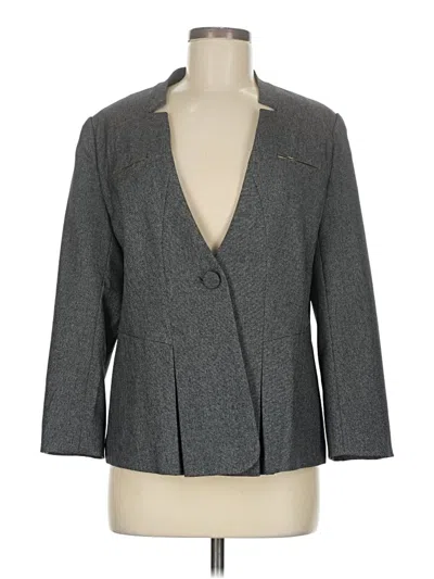 Pre-owned Assorted Brands Blazer Jacket In Gray