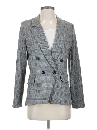 Pre-owned Assorted Brands Blazer Jacket In Gray