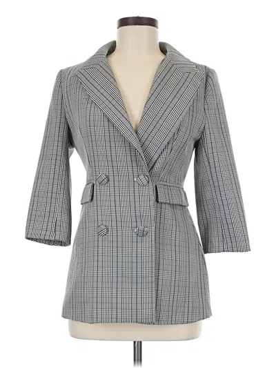 Pre-owned Assorted Brands Blazer Jacket In Gray