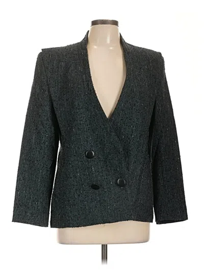 Pre-owned Assorted Brands Blazer Jacket In Gray