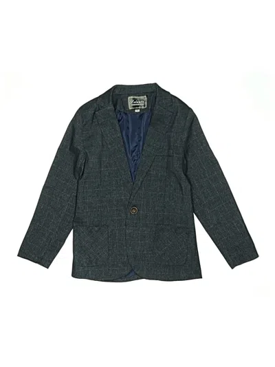 Pre-owned Assorted Brands Kids' Blazer Jacket In Gray