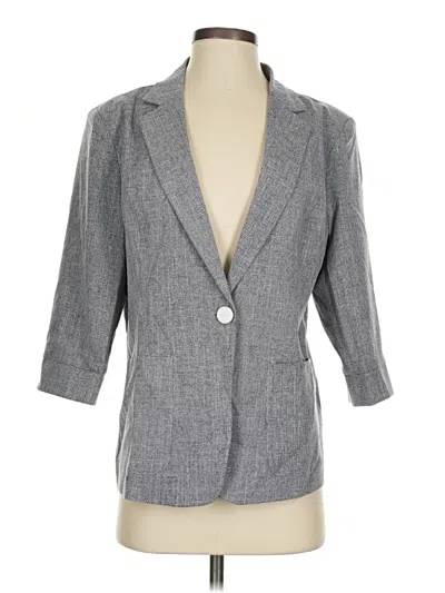 Pre-owned Assorted Brands Blazer Jacket In Gray