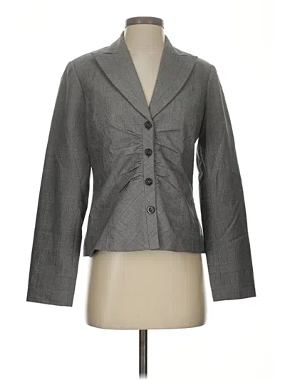 Pre-owned Assorted Brands Blazer Jacket In Gray