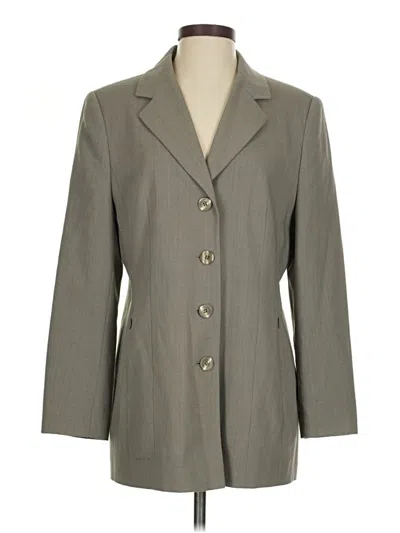 Pre-owned Assorted Brands Blazer Jacket In Gray