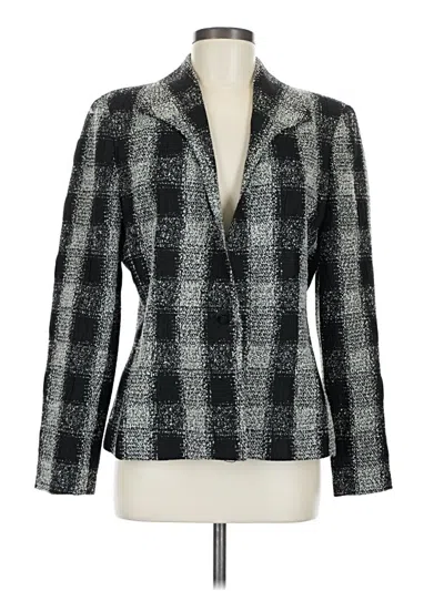 Pre-owned Assorted Brands Blazer Jacket In Gray