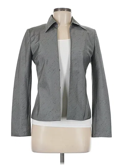 Pre-owned Assorted Brands Blazer Jacket In Gray