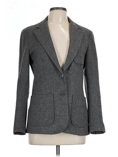 Pre-owned Assorted Brands Blazer Jacket In Gray