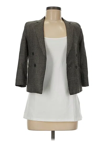 Pre-owned Assorted Brands Blazer Jacket In Gray
