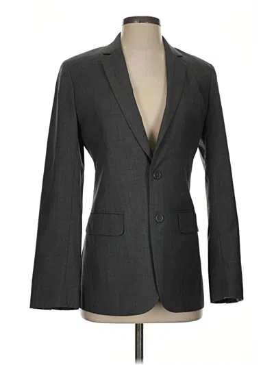 Pre-owned Assorted Brands Blazer Jacket In Gray