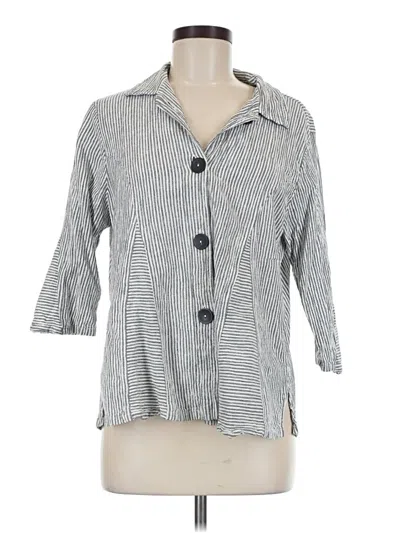 Pre-owned Assorted Brands Blazer Jacket In Gray