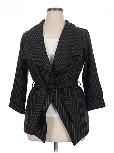 Pre-owned Assorted Brands Blazer Jacket In Gray