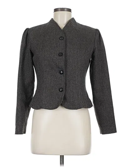 Pre-owned Assorted Brands Blazer Jacket In Gray