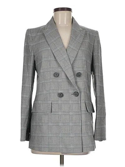 Pre-owned Assorted Brands Blazer Jacket In Gray