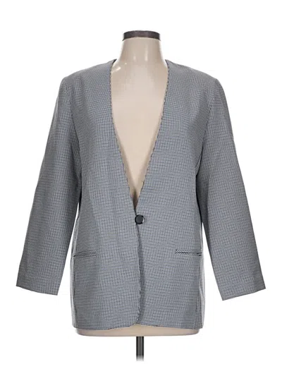 Pre-owned Assorted Brands Blazer Jacket In Gray