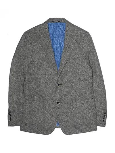 Pre-owned Assorted Brands Kids' Blazer Jacket In Gray