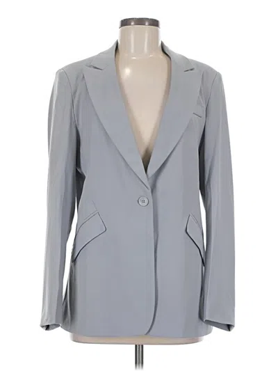 Pre-owned Assorted Brands Blazer Jacket In Gray