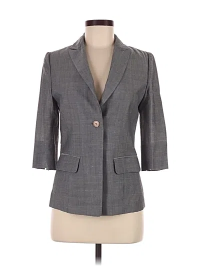 Pre-owned Assorted Brands Blazer Jacket In Gray