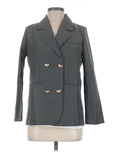 Pre-owned Assorted Brands Blazer Jacket In Gray
